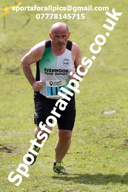 Masters men 2021 NECAA Cross Country Relays, Thornley Farm, Peterlee, Saturday, April 10th. Photo: David T. Hewitson/Sports for All Pics